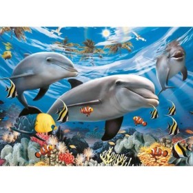 Puzzle Delfini Zambitori, 60 Piese Ravensburger - 1